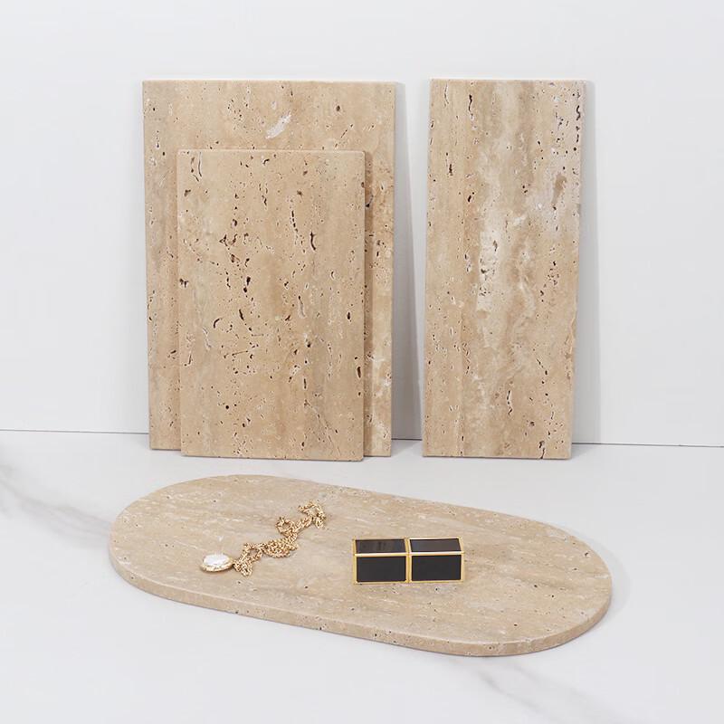 Abay Faux Marble Acrylic Vanity Tray