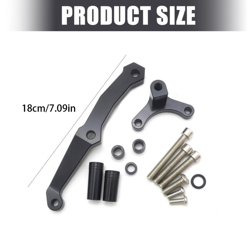 High Strength Motorcycle Steering Damper Bracket Adjustable Damping Motorcycles Stabilizer Mount for Motorbike Z800