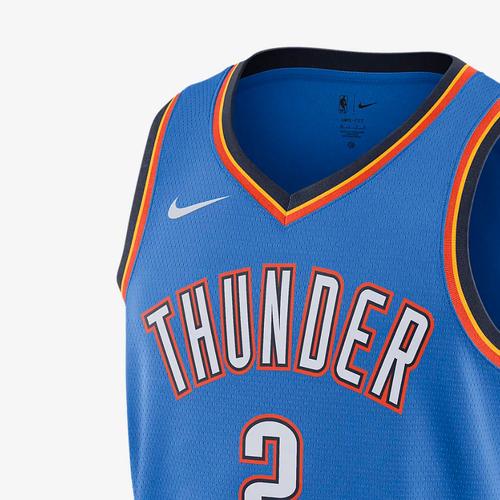 Nike Oklahoma NBA 22-23 Season Alexander No. 2 Basketball Vest Men's Blue