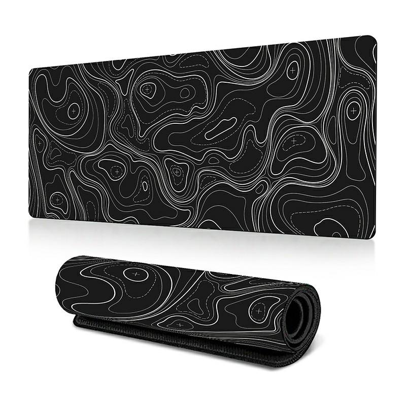 

400*900*2mm Abstract Texture Pattern Large Mouse Pad Rubber Desktop Mat T