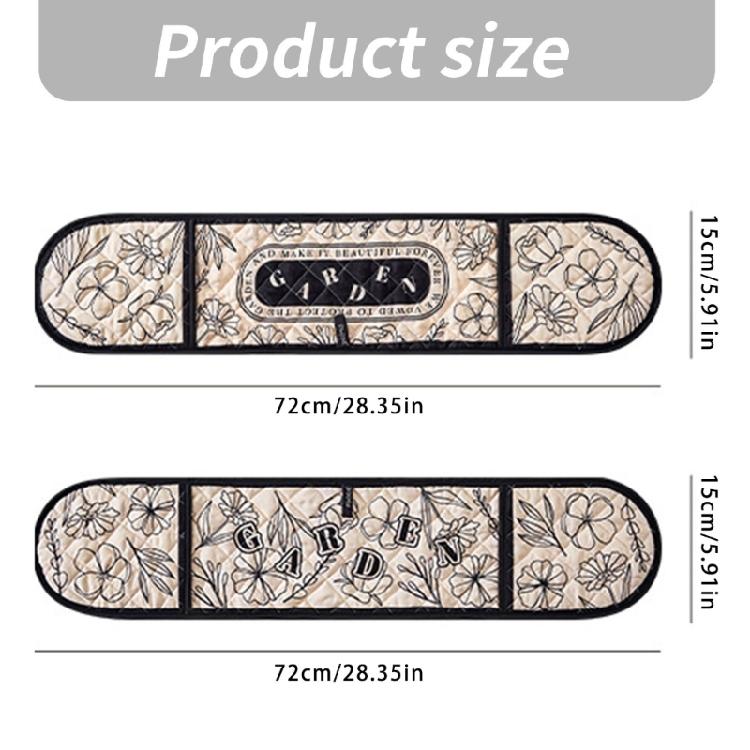 Long Fetter Oven Gloves Reinforced Heat Security Never Slip Outside for Baking Roasting Cooking
