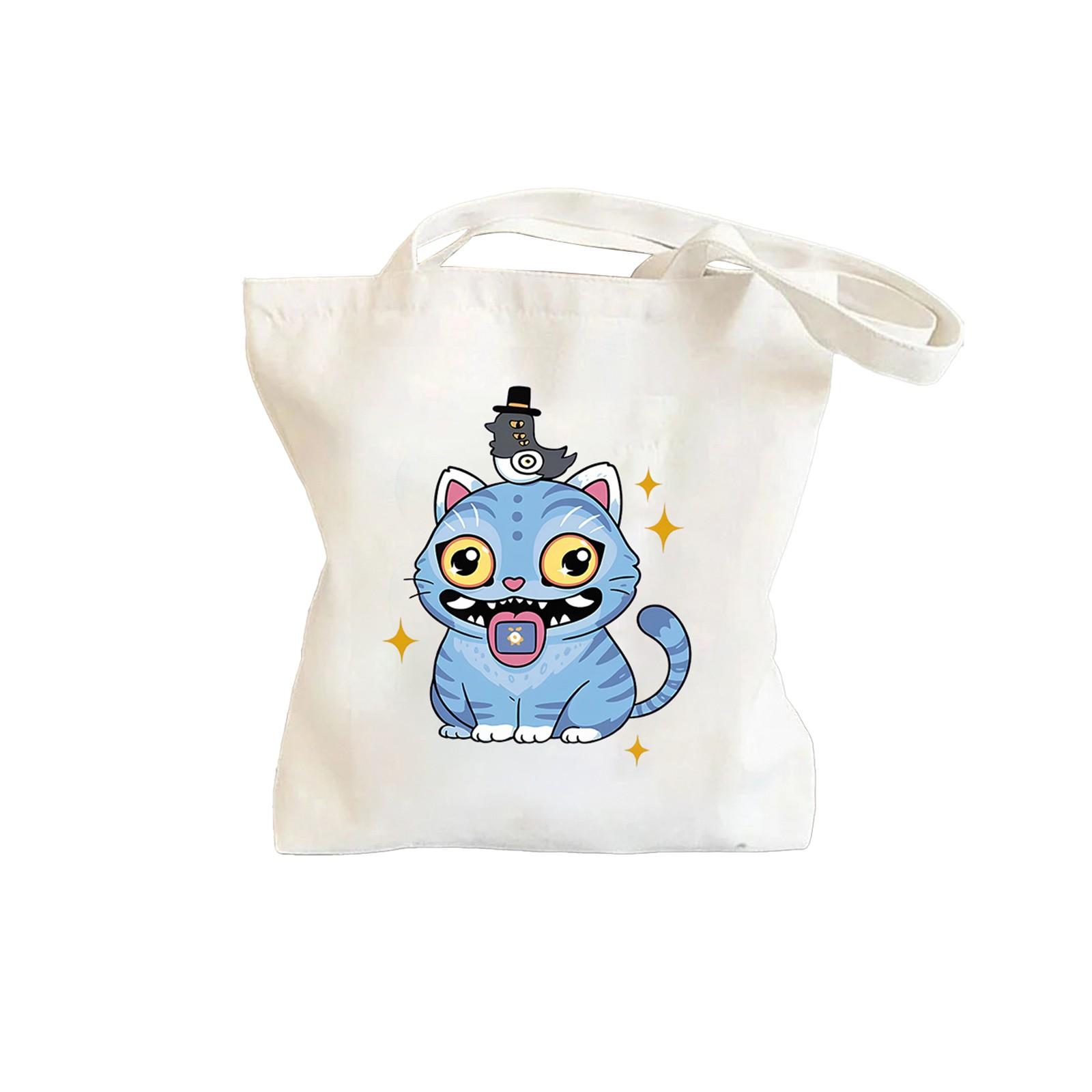 

Fashion Canvas Shopping Bag, Handbag, Shoulder Bag, Ecofriendly Bag, Lunch Bag One Size