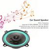 Car Coaxial Audio Speakers Stereo, 100W 4 Ohm Mid Range High Sensitivity 5 Inch 2 Way Car Coaxial Speaker for All Car Sound Systems