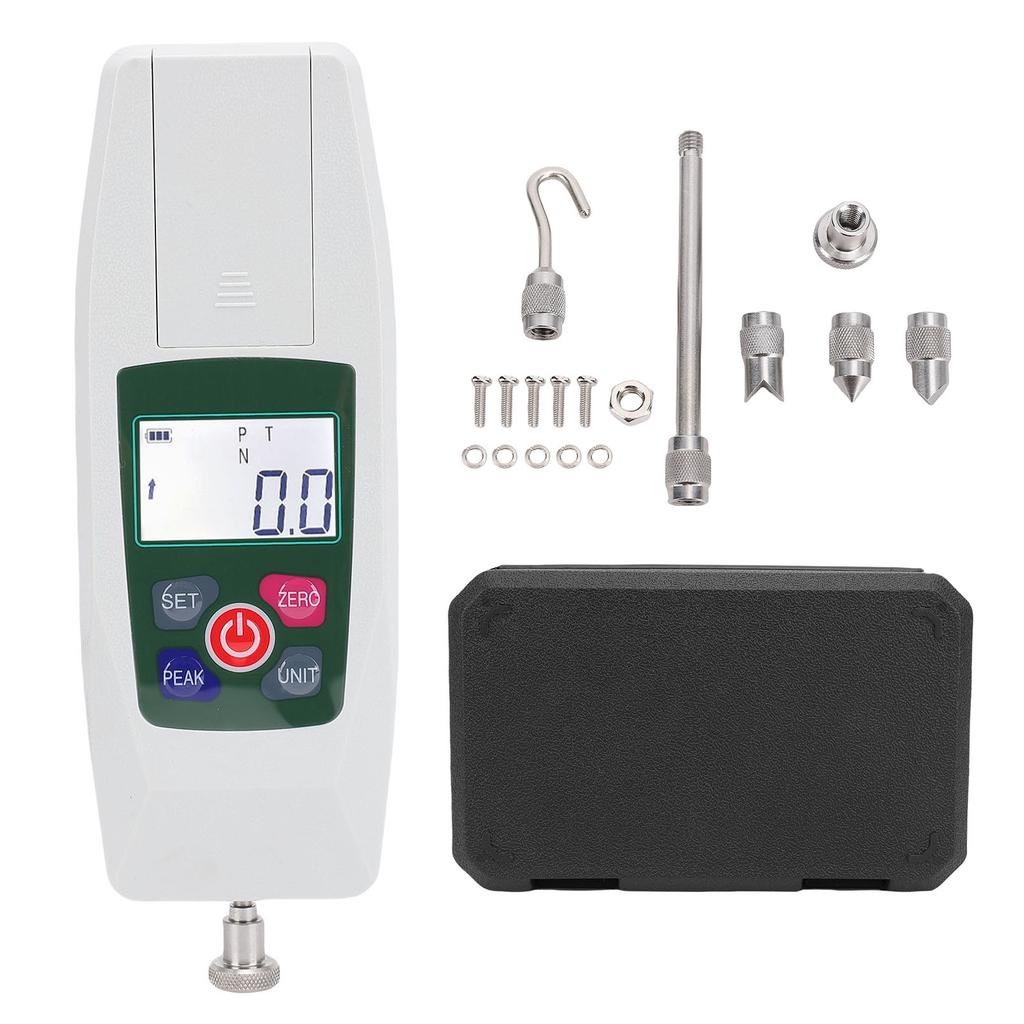 Digital Force Meter LCD Backlight Display Automatic Power Off Accurate 100N Portable Push Pull