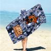 1Pc Bear Friends Adventure Beach Towel Microfiber Beach Towel Thin Absorbent For Beach Swimming Yoga Bath Sports 0917190
