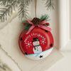 Pleasant Sound Snowman Bell Pendant Santa Claus Christmas Tree Hanging Bells  New Year Gifts