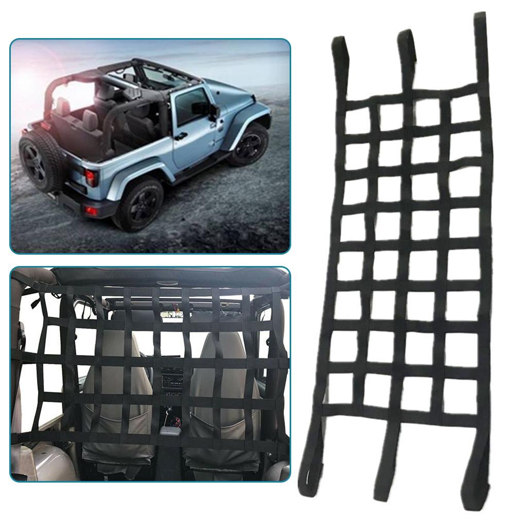 Rede de Hammock para Rack de Teto Multifuncional de Carro Rede Protetora Tecelagem de Alta Qualidade Para Jeep Wranlger TJ JK JL 1997-2019