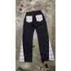 GLYDE New Fashion Jeans Men Streetwear Black Streetwear High Stretch Skinny Button Trousers