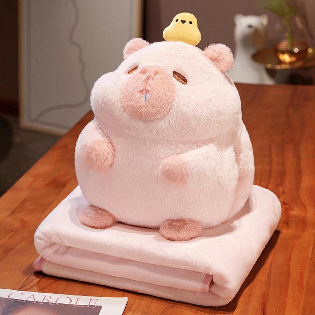 Capybara Plush Toy Pillow Snuggling Cute Accompany Kids Room Decoration