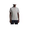 Moncler Solid Color Casual Cuff Badge Short Sleeve Polo Shirt Men Polo Shirts Gray I20918A0000584556986