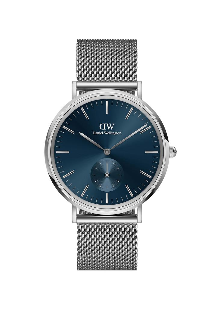 Daniel Wellington DW Men's Classic Multi-Eye Watch, 40mm, Sterling Silver, Arctic. A Sophisticated Luxury Timepiece, Perfect As a Gift.