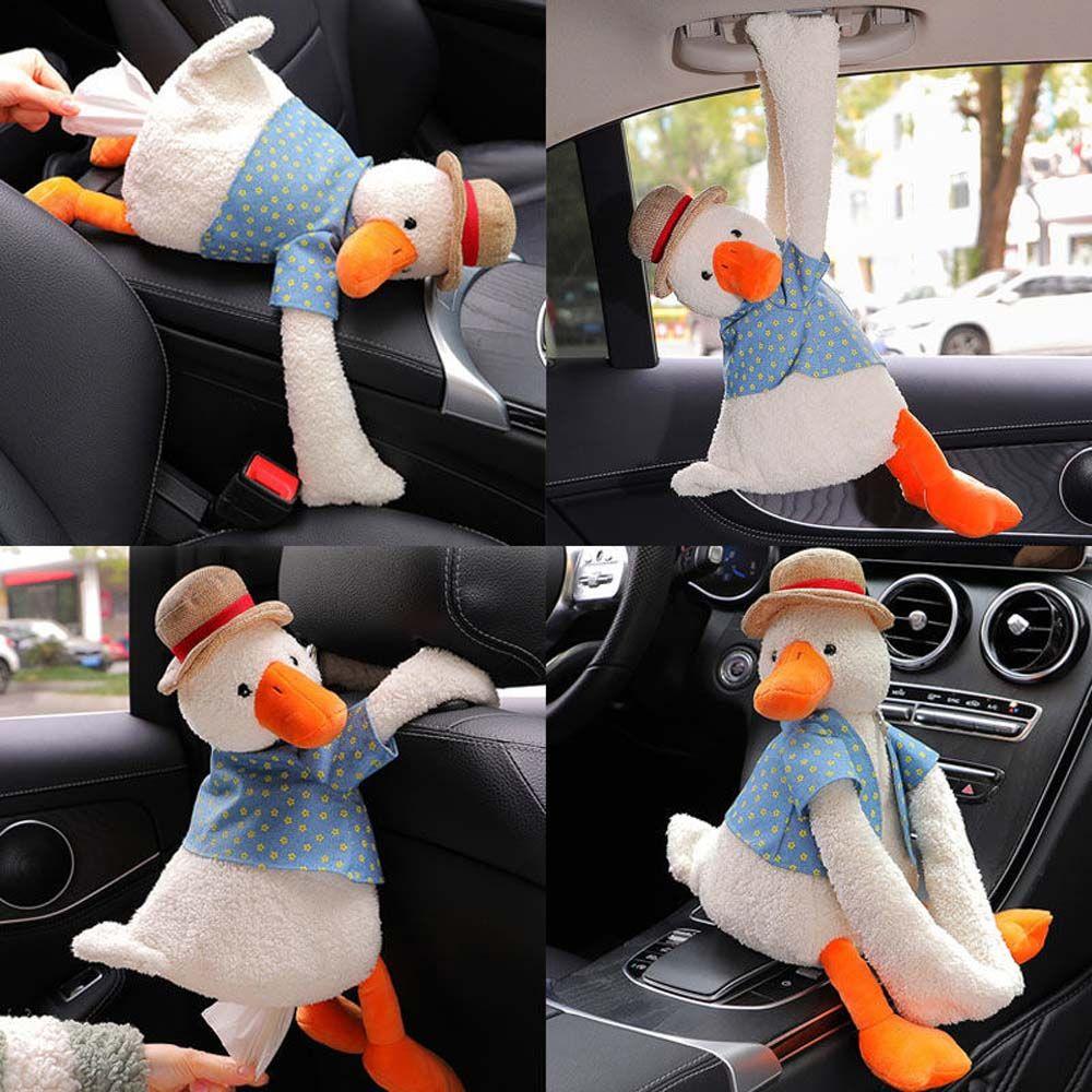 ADM Animals Napkin Holder Cartoon Car Drawer Box Duck Tissue Box Car Tissue Bag Paper Napkin Case