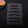 Woodworking Router Template 6-in-1 Acrylic Grab Handle Router Template 19.5x30cm/7.68x11.81 Inches Valet Tray Router Templates
