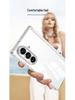 Samsung Z Fold7 Magnetic Airbag Case with Minimalist Style - Transparent, Full Hinge Coverage, for Men and Women