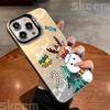 Popular Christmas-themed iPhone 16 Pro phone case, 15/14/13 inches, laser-cut design, iPhone 11/XS Max.