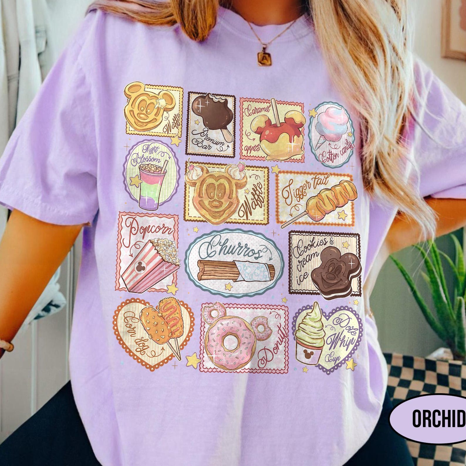 Vintage Comfort Colors Disney Snacks Shirt, In My Snack Era Tee, Epcot Foodies Mickey & Friends Snack Shirt, Coquette Bow Disney Snack Shirt XL