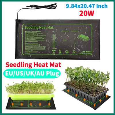 Seedling Heat Mat Waterproof Heat Pad with Thermostat Controller For Indoor Hydroponic Seedling Germination EU/US/UK/AU Plug