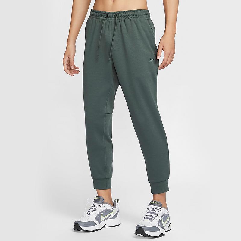 Nike Therma Drawstring Cuffed Solid Color Casual Knit Sweatpants Men Bottoms Green FZ0976338