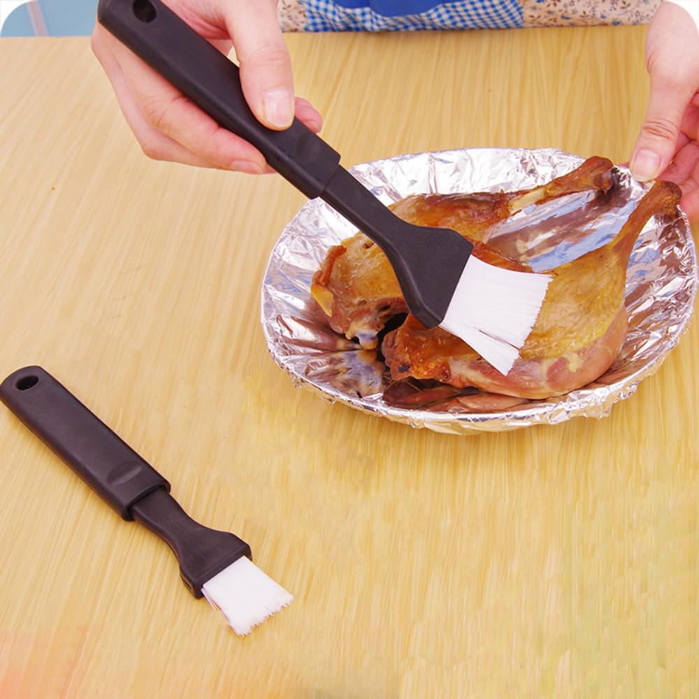 Silicone Baking Bakeware Bread Cook Oil  BBQ Tools Basting Brush 2PC чёрный