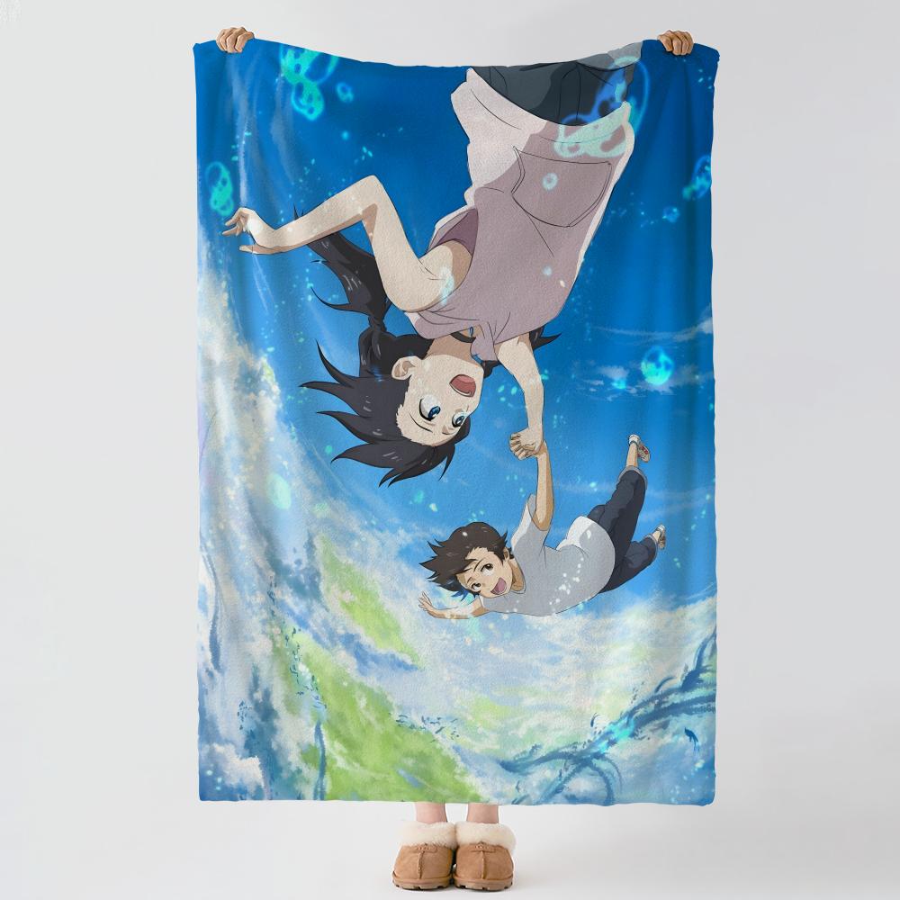Anime W-Weathering with You-u Throw Thick Comfort Flannel Quilt, Multi-scene Use Indoor Outdoor Daily Nap