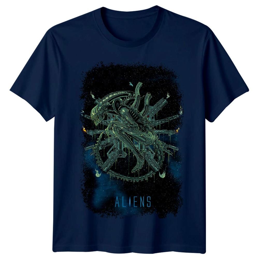 Aliens 1987 Movie Poster Inspired Tshirt Retro 80s Tee