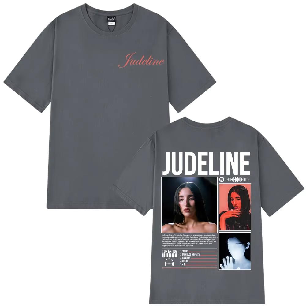 Singer Judeline Album Tour 2026 Print Tees Unisex WoUINISEX Fashion Tshirts Summer Shortsleeved Cotton Aesthetic Male Trend Tshirts