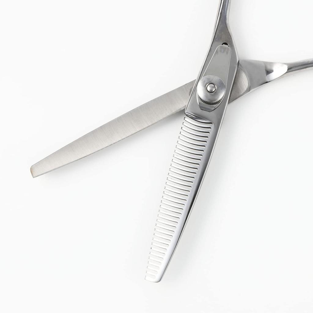 DEEDS a Japanese professional scissors forged Includes thinning scissors and a Perfect for PP-03 Scissors, manufacturer, 2-piece set, 5.5-inch,