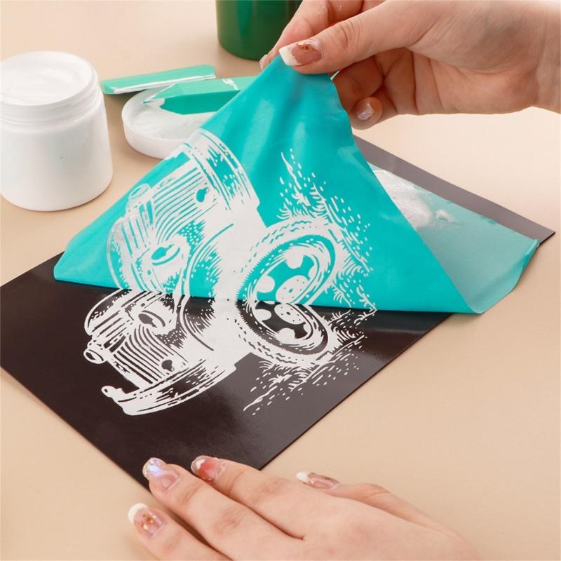 Heart Silkscreen Stencil Reusable Self-Adhesive Silk Screen Printing Fabric Wood