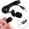 Portable 3.5mm Mini Headset Microphone Lapel Lavalier Clip Microphone For PC Laptop Lound Speaker