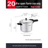 SUPOR Open Flame Aluminum Pressure Cooker with Steamer