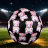 1pc Rainbow Teddy Bear Size 5 Soccer Ball Professional Match Training Football Indoor &Outdoor Sports Ball Lightweight Durable C6527