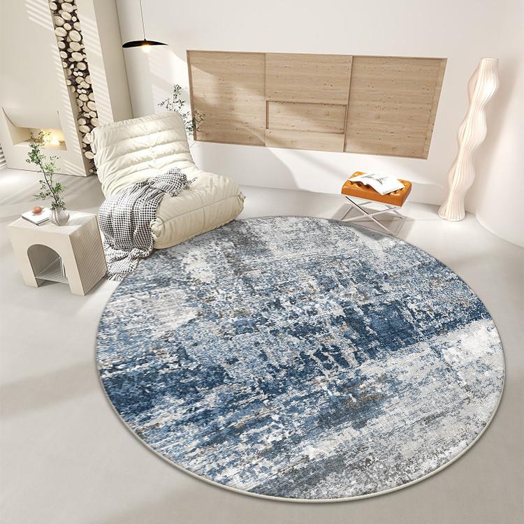 Minimalism Decoration Round Living Room Carpet Abstract Large Area Antiskid Rugs Lounge Bedroom Sofa Easy Clean Chair Mat Study