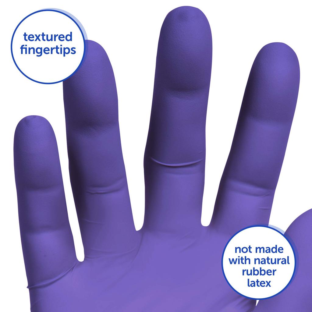 Purple Nitrile Exam Gloves S 50 Pieces 30cm Kimberly-Clark Extra Powder-Free (Length Prospec)