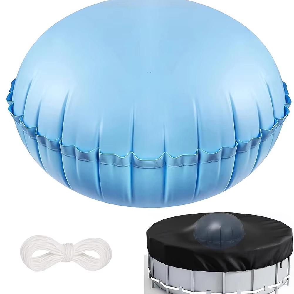 Inflatable Pool Pillow with 14.94meter Rope - Perfect for Above Ground Winter Pool Covers, Swimming Accessory