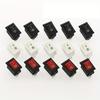 10 PCS/Lot 2 Pin 12V Car Boat Round Dot Light ON/OFF Rocker Toggle Switch Tool Black