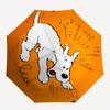 Tintin Theme Automatic Umbrella, Lightweight & Portable, 8 Rib, Perfect for Outdoor Travel, Birthdays, Christmas, Gifts.