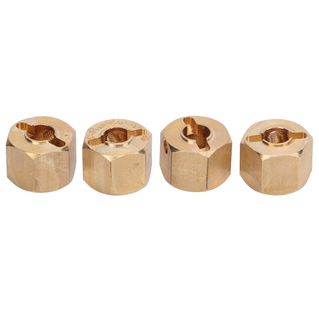 4pcs Set 12mm Hex Wheel Hub Extended Adapter for SCX10 90046 GN7 CC01 1 10 RC Cars9mm