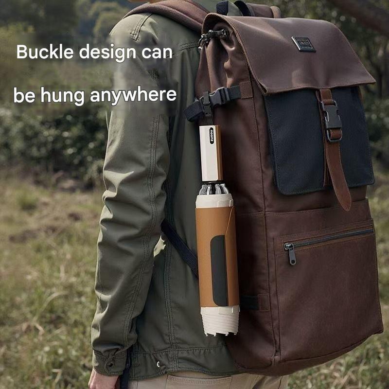 High-end Fully Automatic Tri-fold Umbrella Enlarged Thickened Reinforced Rainproof Men's Business Car-mounted Special Umbrella