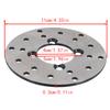 Rotor de disco de freio de 110mm 130mm 160mm adequado para veículos de quatro rodas, karts e bicicletas de praia, acessórios de pastilha de freio a disco