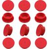 CheeMuii 12 PCS Hubcap Rubber Plugs 1-1/8" Wheel Fit For Trailer Hub Cap Replace Stemco 359-5990 Fit For Stemco 343-4009 343-4024 Etc