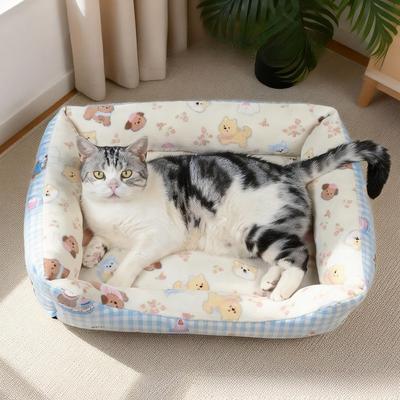 Kennel Cat Nest Universal In All Seasons Cat Sleeping Nest Winter Thickened Warm Small Dog Pet Sofa Dog Winter Cushion