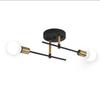 Nordic Wrought Iron LED Ceiling Light for Bedroom, Corridor, and Study