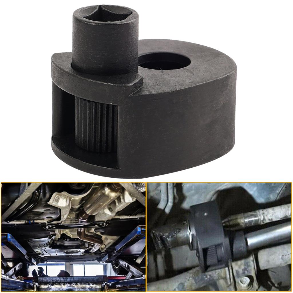 Clé universelle pour rotule intérieure de direction 33 - 42 mm Outil de retrait d'extrémité de biellette de direction intérieure de voiture Outil automobile Rond Noir Réparation automobile