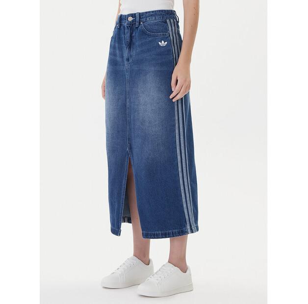 Юбка джинсовая adidas adicolor 3-Stripes EU 34
