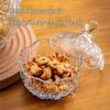 Transparent Glass Storage Jar