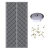 Door Curtain Fasten Tape Punch-free Thermal Insulated Privacy Protection Windproof Waterproof Center