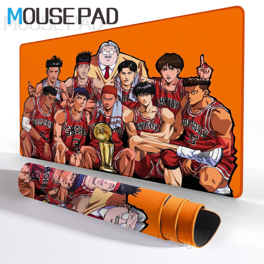 Anime Slam Dunk Mouse Pad Sports Basketball Desk Mouse Pad HD Desk Pad Extended Gaming Keyboard Mats Large  Gamer Mousepad