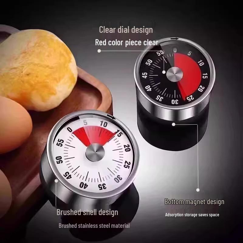 Magnetic Visual Timer for Kitchen and Learning - Kids Cooking and Study Alarm Clock