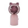 Handheld Fan Cute Cat Appearance USB Charging Portable Fan  Key Switch Mini Fan Portable for Kids