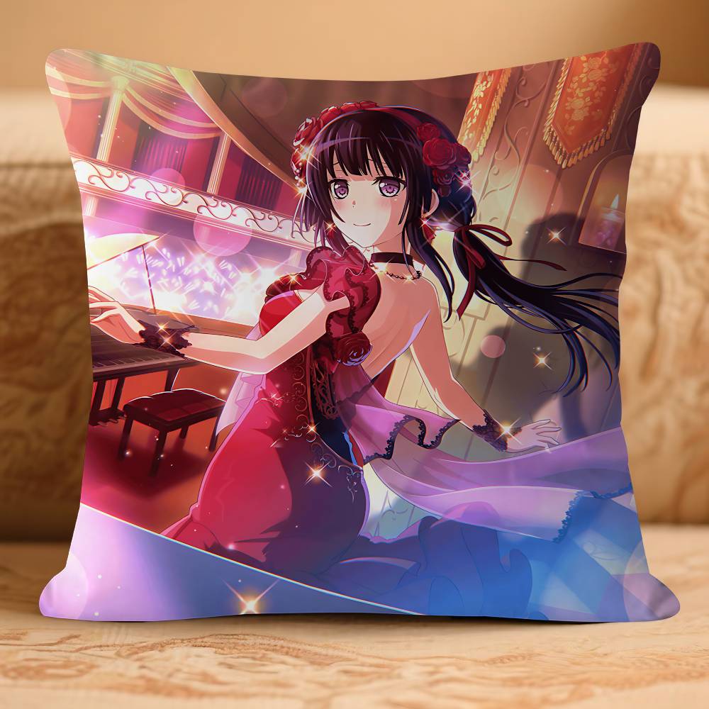 R-rinko Anmie S-shirokaneA Pillow Case Removable Washable Cushion Cover – All-Season Soft Linen